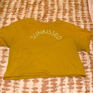 Sunkissed crop t-shirt